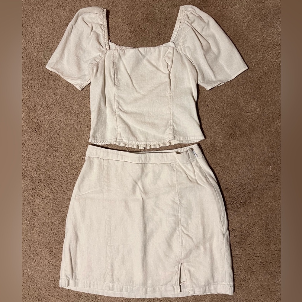 Linen blend Abercrombie & Fitch set